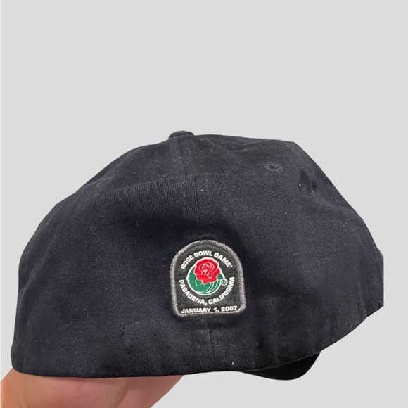 Y2K 2007 Rosebowl Game USC vs Michigan Hat - Picture 3 of 4